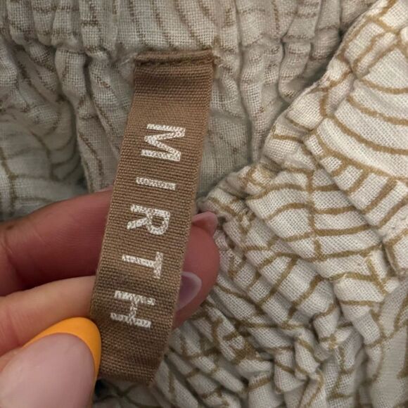 MIRTH Ruched Strap Printed Dress - Picture 4 of 6